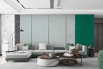 宁德轻奢风格-客厅