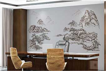 宁德森佰汇航空纤维墙咔（山水之间）