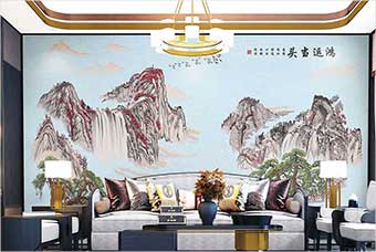 宁德森佰汇航空纤维墙咔（鸿运当头）